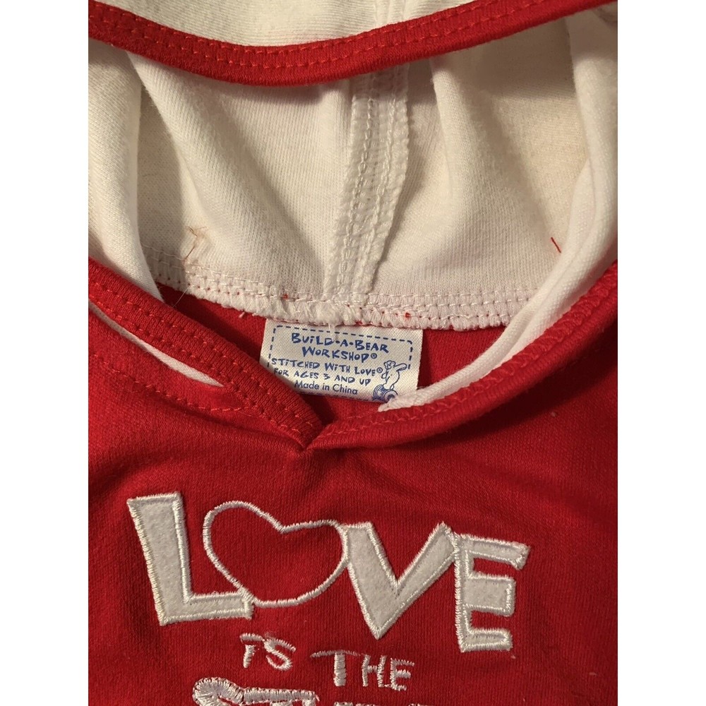 Valentine’s Build a Bear BAB Monkey Ape Chimpanzee Sound Plush Love Boxers - Picture 11 of 12